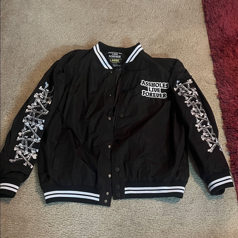 ALF bones varsity bomber jacket